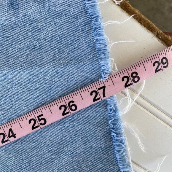 Forever 21 Light Blue Distressed Bootcut Style Jeans Size 25 - Picture 9 of 9